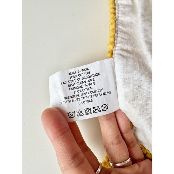 Lot of 6 TABITHA WEBB Yellow Polka Dot 100% Cotton Embroidered Bunny Placemats - Picture 9 of 10